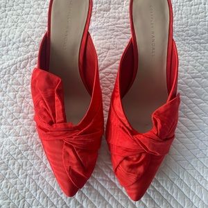 Loeffler Randall kitten heel slides